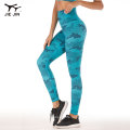 Спортивная одежда Snake Skin Print Высокая талия тренировочные леггинсы Женские брюки графическое проектирование фитнес -леггинсов